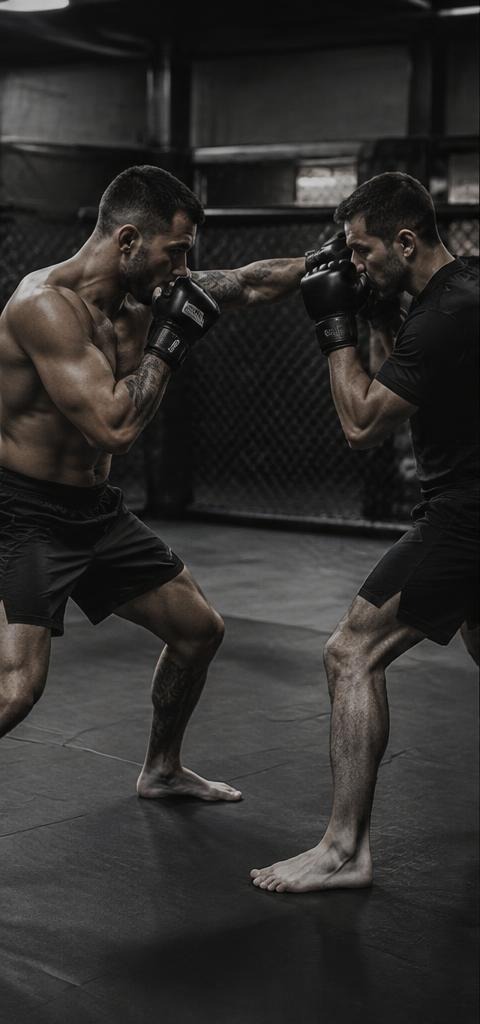MMA-Training – KI-generiertes Demomotiv